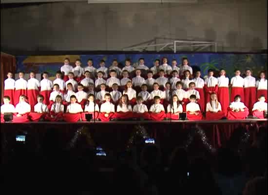 Concierto de villancicos por alumnos de 3º, 4º y 6º de Educacion primaria del colegio La Purísima